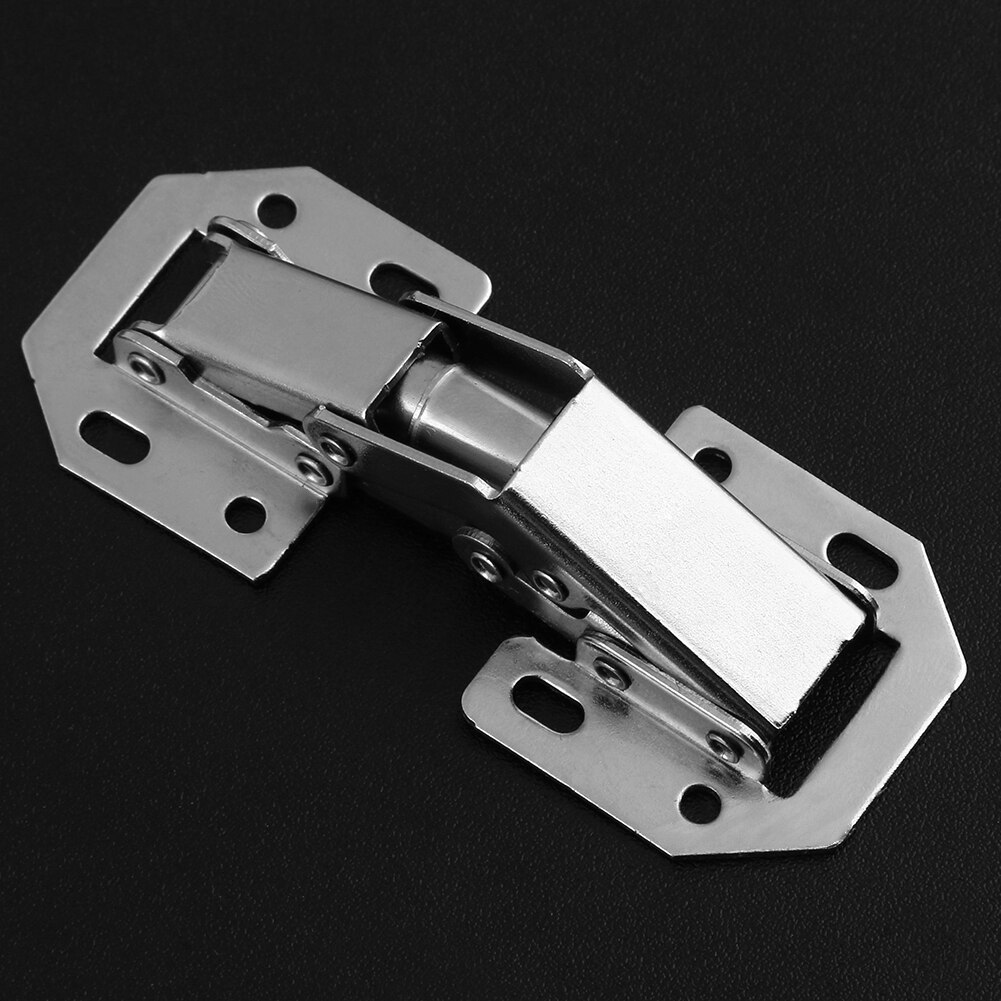 Universal Spring Cabinet Hinge Cupboard Door Hydraulic Buffer Easy Installation Cold Rolled Steel Plate with Screws