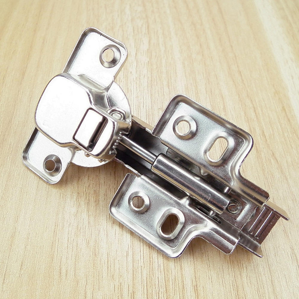 4pcs Silver Special 90 Degree Hinge Short Arm Hinge For Cabinets Furniture Wardrobes Furniture Hinges