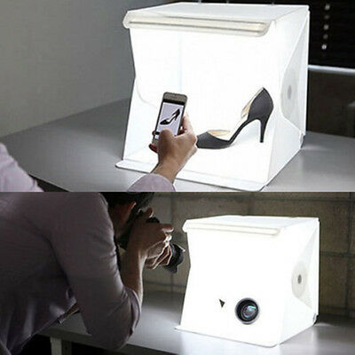 Lys rom foto studio fotografering belysning telt kit bakteppe kube mini boks bordplate fotografering
