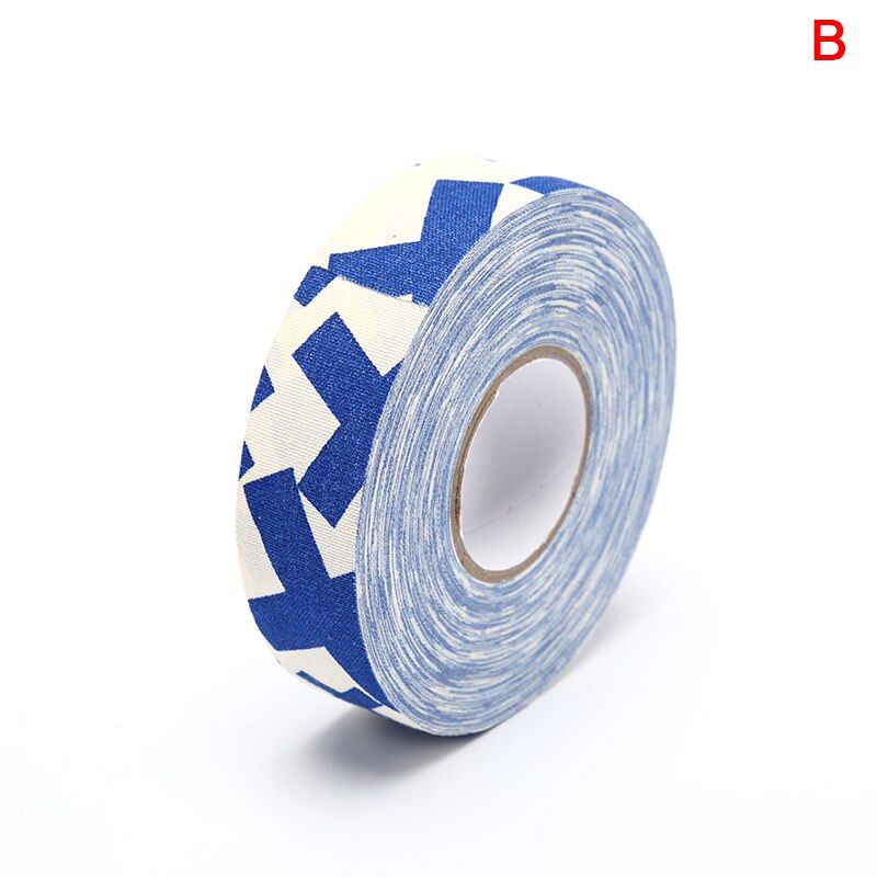 1Roll Hockey Stick Tape Multipurpose Colorful Sport Safety Cotton Cloth Enhances Ice field Hockey badminton Golf Tape: B