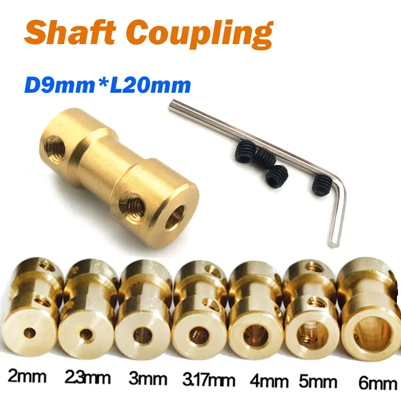 2 Stücke Motorwellenkupplung 2mm 2,3mm 3mm ~ 6mm Koppler Stecker Hülse Adapter Durcheinander Übertragungsgelenk für RC Stiefel Auto Flugzeug