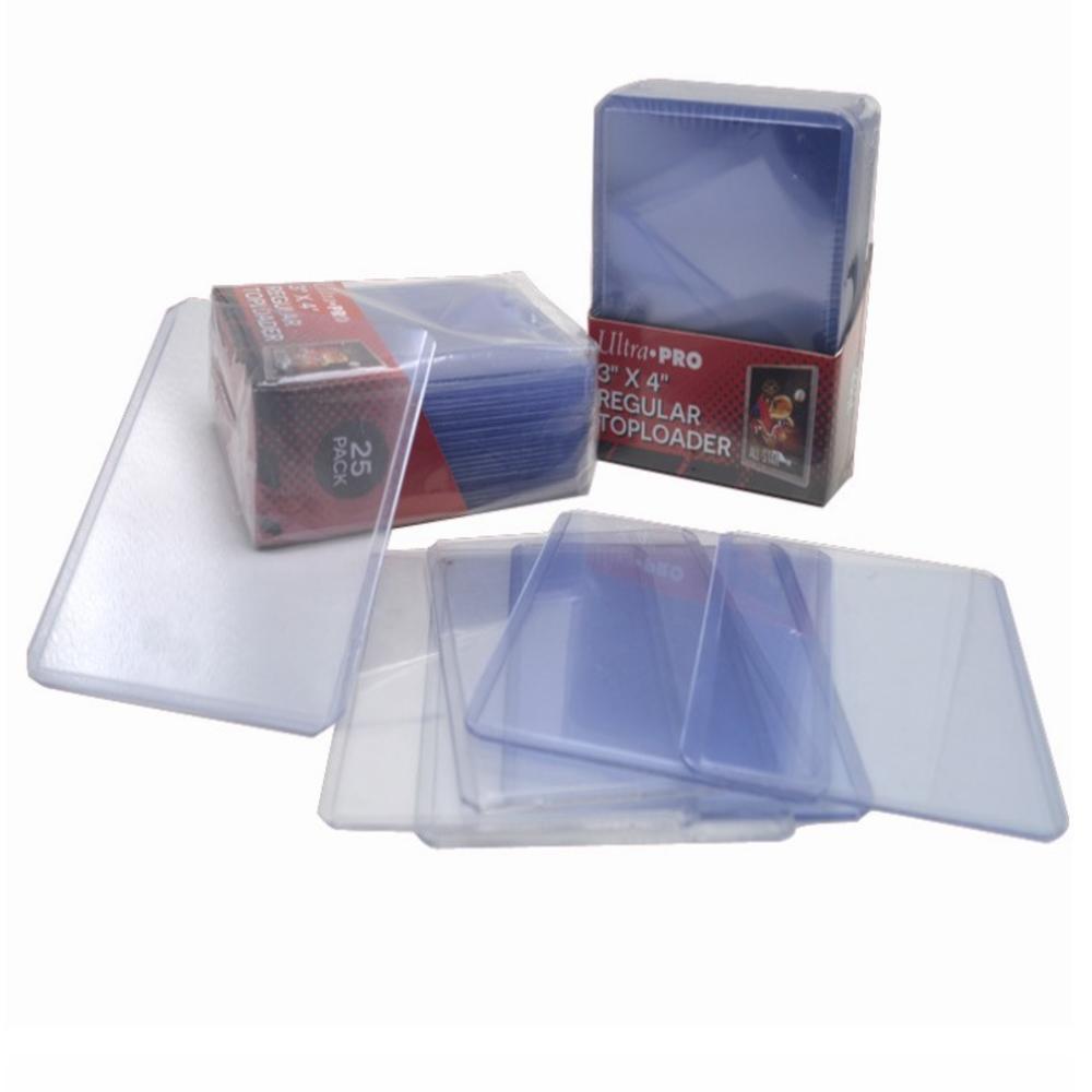 25 Count Houder Toploaders Clear Beschermende Mouwen Voor Collectible Trading Basketbal Sport Card 35PT Stijve Plastic Card Cover