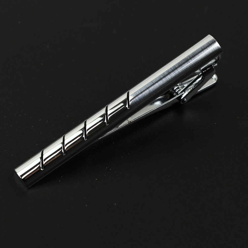 Brand Tie Clip Sieraden Eenvoudige Emaille Mens Business Luxe Bar Pinch Sluiting Tie Pin: 14