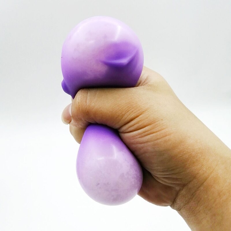 1PC Squeeze Screaming Angry Cat Soft TPR Anti-Anxiety Toy Squawking Hollow Cat Pressure Reduce Novelty Toy for Autism