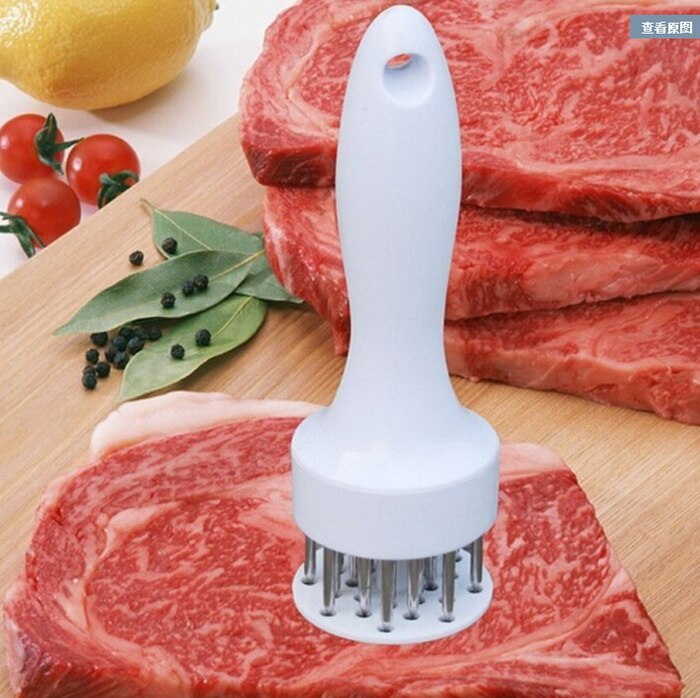Kitchen gadgets steak pork chops meat tools pounder quickly pine needle stainless steel meat hammer