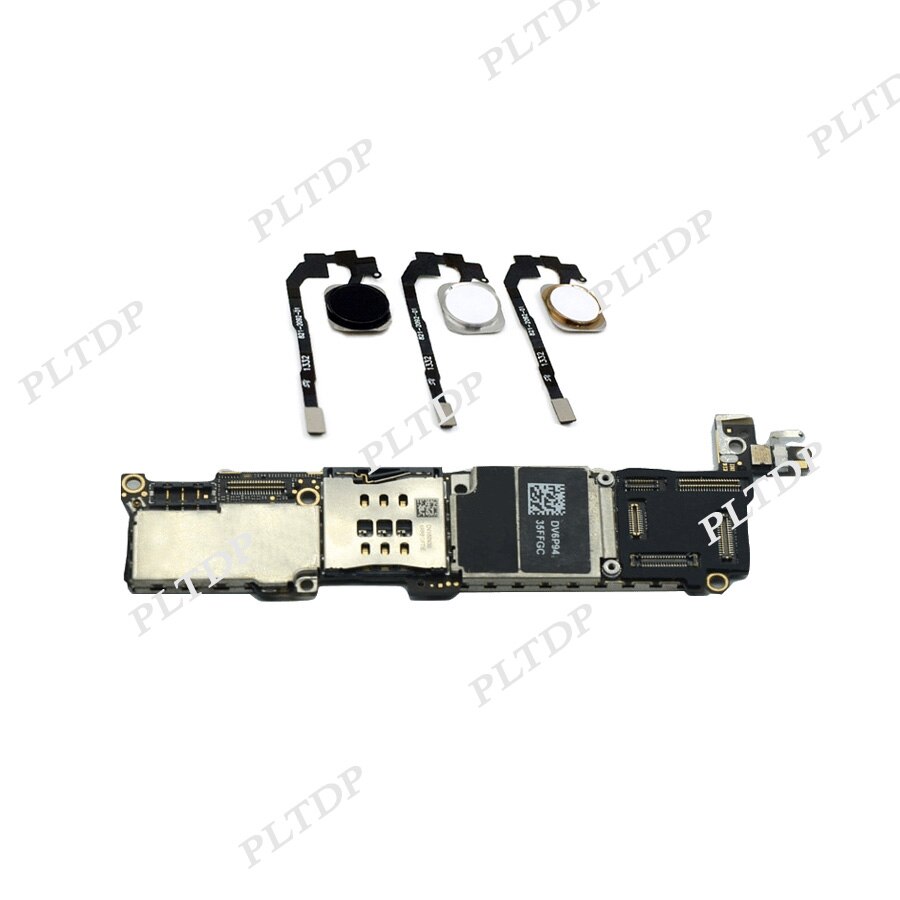 Placa base para iphone 5S, placa base desbloqueada con ID táctil/sin ID táctil, 5S 100% Original para iphone, placa lógica bien probada