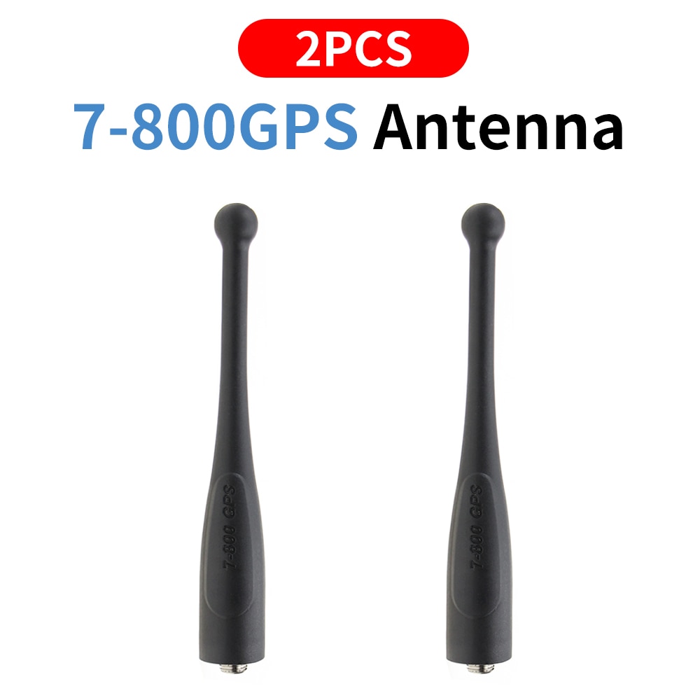 2x antenner til motorola apx 1000 apx 4000 apx 6000 apx 7000xe 8000xe srx 2200 764-870 mhz single band og 7-800 gps nar 6595a stubby