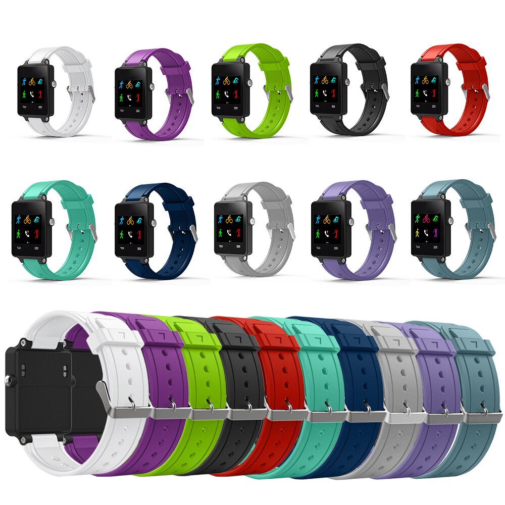 Nova substituição pulseira de silicone pulseira de relógio pulseira para garmin vivoactive acetato esportes pulseiras relógio correa reloj