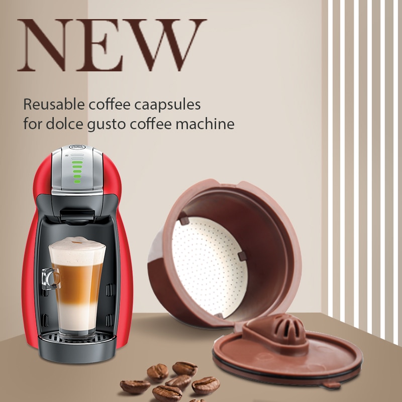 Crema Koffie Capsule Filter Upgrade 3rd Generatie Twee-Kleur Dolce Gusto Cafeteira Hervulbare Herbruikbare Koffie Cup Manden