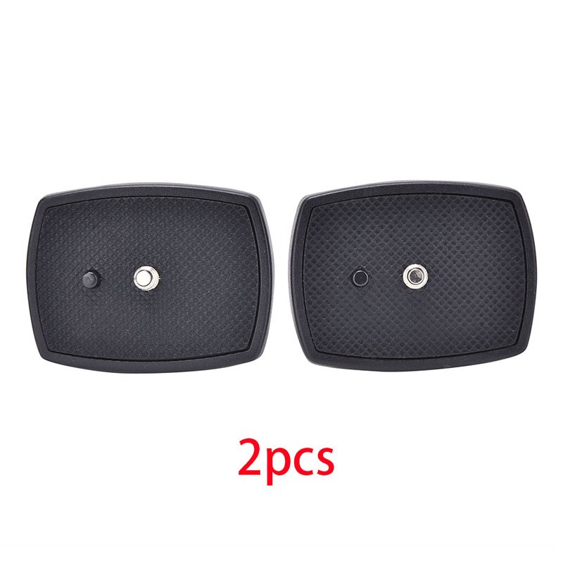 2pcs Universal Tripod Quick Release Plate Screw Adapter Mount Head DSLR Camera