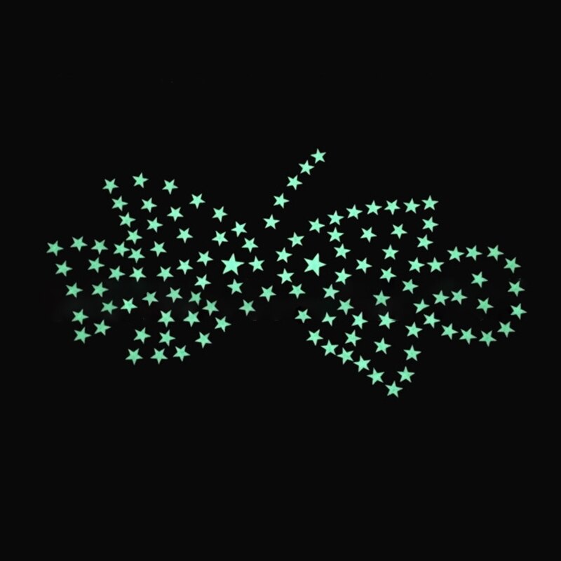 Glow In The Dark Star Wall Stickers Star Moon Luminous Kids Room Decor Wallpaper Poster Ornament