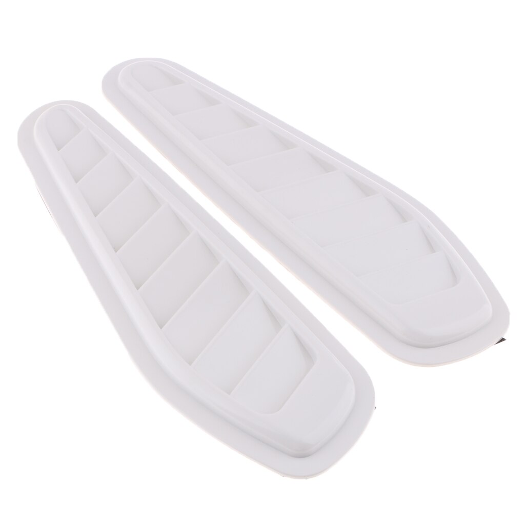 2 Pieces Car Air Flow Intake Hood Scoop Vent Cover Auto Decorative Universal