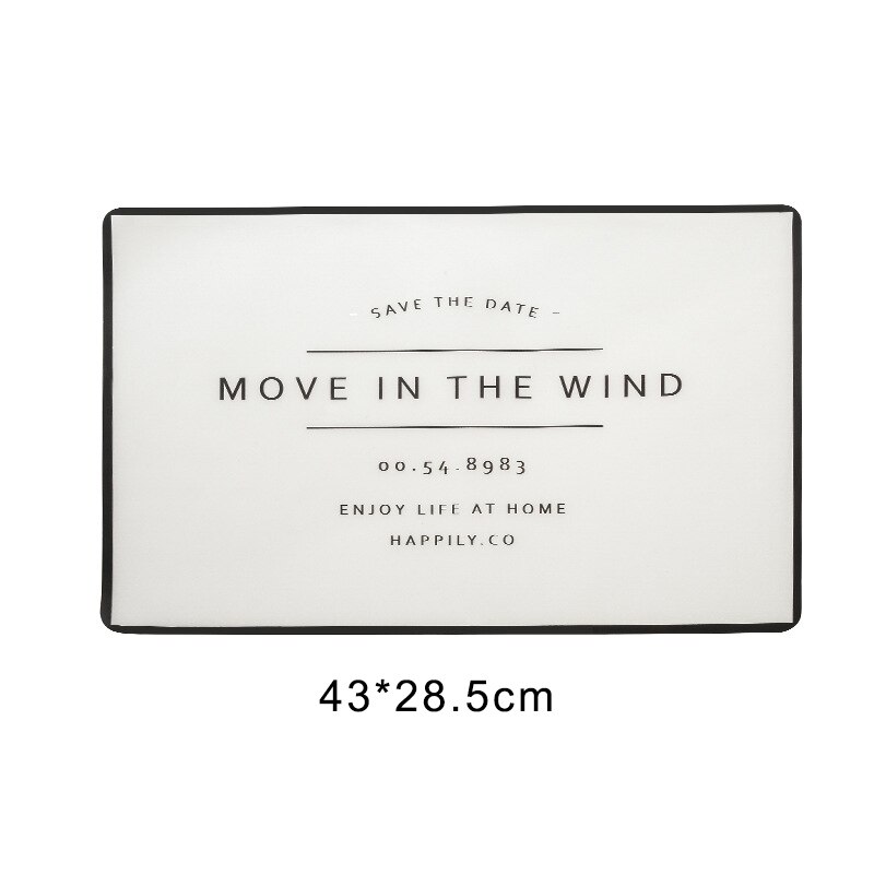 1pc antislip servies warmte-isolatiematten placemat anti-olie kom bord mat eva materiaal transparante placemats bekermat: Brief