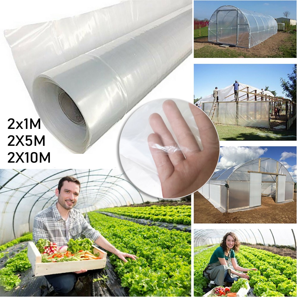 Clear Vegetable Greenhouse Poly Film Agricultural Cultivation Heat Preservation Cover Film Waterproof Gardening Protect