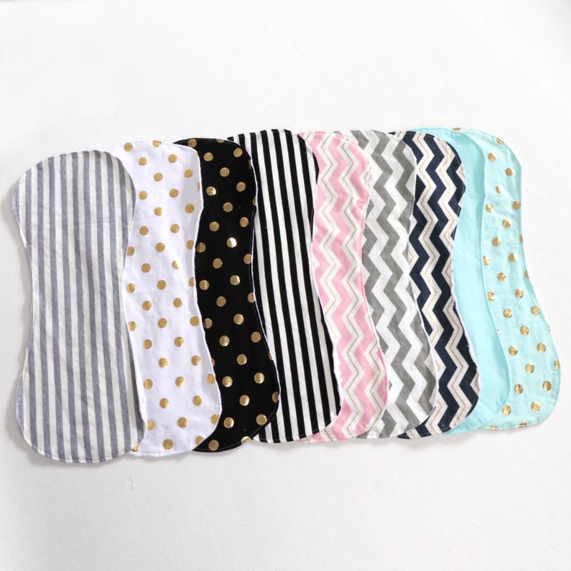 Bavoirs en coton, bavoirs pour bébé, serviettes douces et absorbantes pour nouveau-nés, chiffons pour rot, ensemble de baby shower
