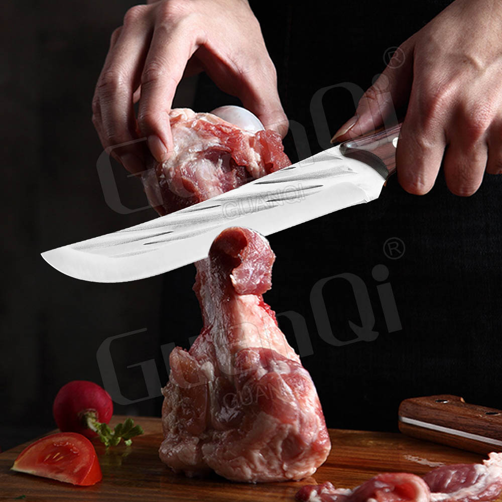 1-3PCS Forged Boning Knife Set Handmade Cleaver Knife Kitchen Knife Wooden Handle Knife for Kitchen Items