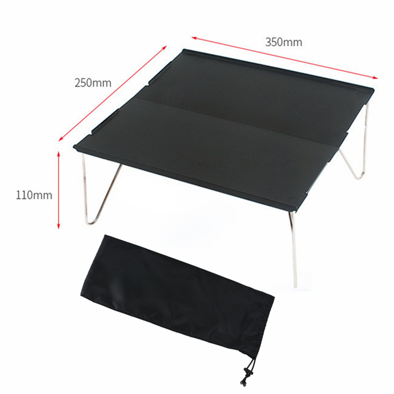 JayCreer Portable Camping Fishing Table Ultralight Folding Picnic Dining Table Laptop Table Notebook Desk Table