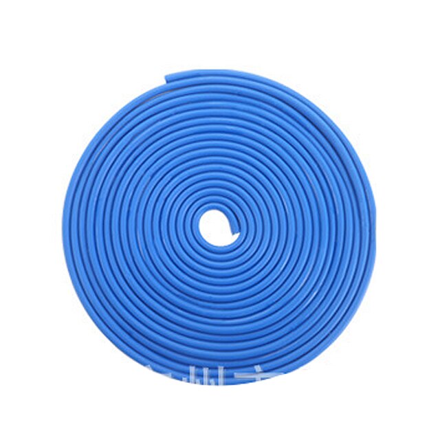 1 Roll 10M Auto Deur Trips Rubber Rand Beschermende Strips Side Deuren Lijstwerk Lijm Scratch Protector Voertuig Voor Auto 'S auto: 10M blue