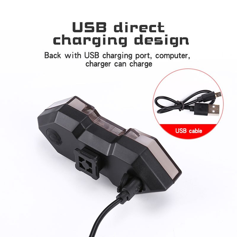 Fahrrad Rücklicht Blinker für Fahrrad Drahtlose Fernbedienung USB Berg MTB Rennrad Rücklicht Fahrrad Zubehör