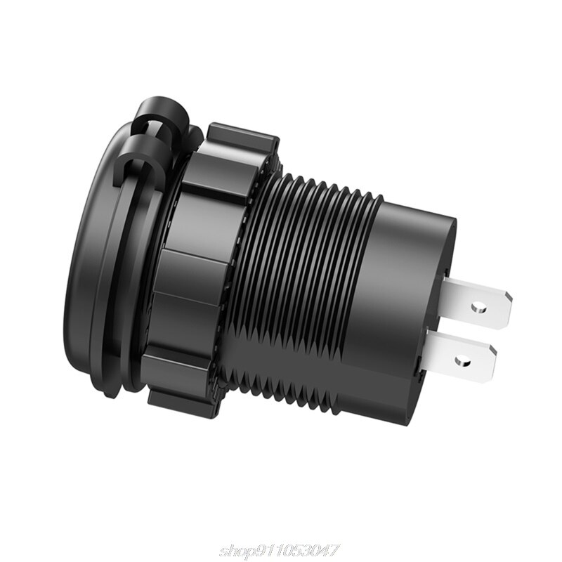 IP66 Wasserdicht 12V DC Energie QC 3,0 Dual Typ-c 5V 3A USB Motorrad Zigarette leichter Buchse Stecker N19 20