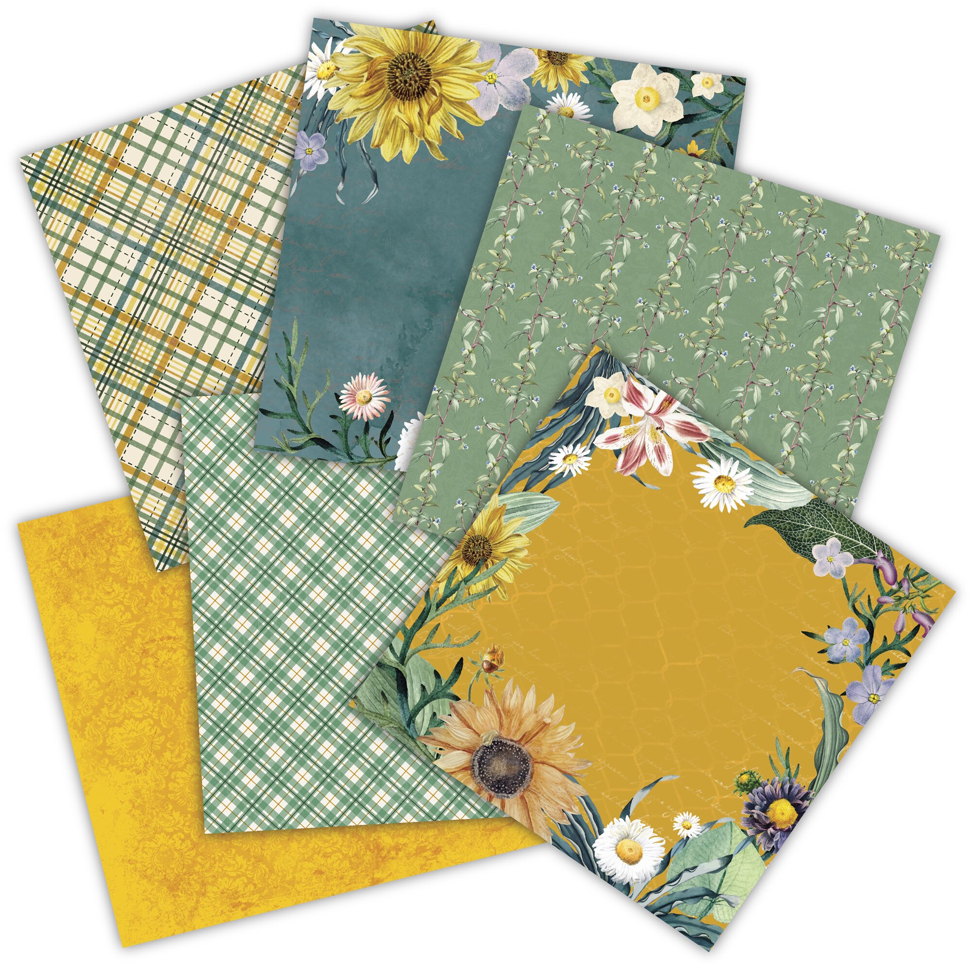 DIY the beauty of spring Scrapbooking paper pack of 24sheets handmade craft paper craft Background pad