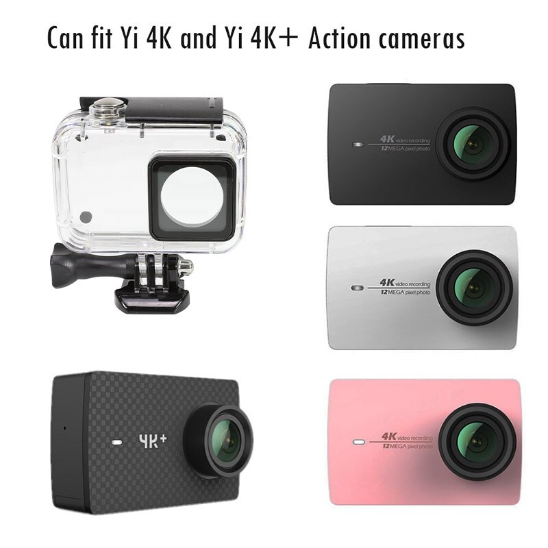 45 M Waterdichte Case voor Xiaomi 4 K/Yi 4 K +/Yi Lite/YI Discovery 4 K Duiken Beschermende Behuizing W/Rood filter voor Xiaoyi 4 K Accessoire