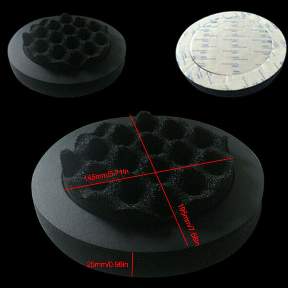 Anneau d'isolation phonique pour haut-parleur de voiture, 6.5 pouces, 4 pièces, isolation phonique, en coton, auto-adhésif