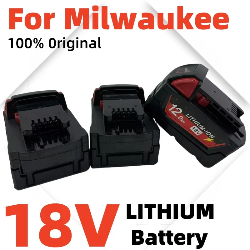 Para milwaukee 18v 12.0ah substituição m18 xc bateria de lítio 48-11-1860 48-11-1850 48-11-1840 48-11-1820 baterias recarregáveis