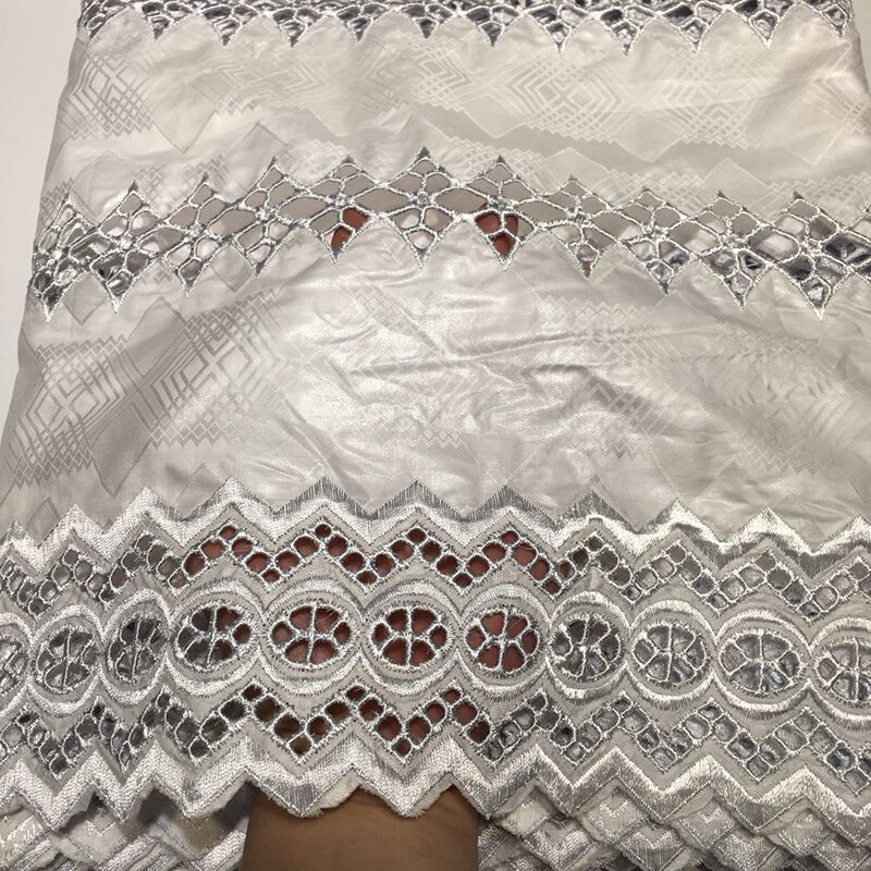 Tissu Bazin Riche Getzner de , avec broderie diamant, matériel de couture pour vêtements, 4,57 m, africaine, européenne et américaine: 5