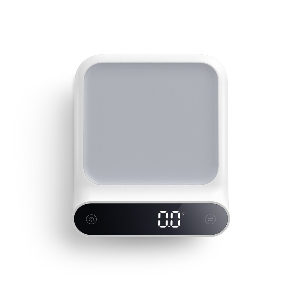 DCG Bilancia Da Cucina Digitale 5 Kg – LED, Ciotola In Acciaio Inox E Tara