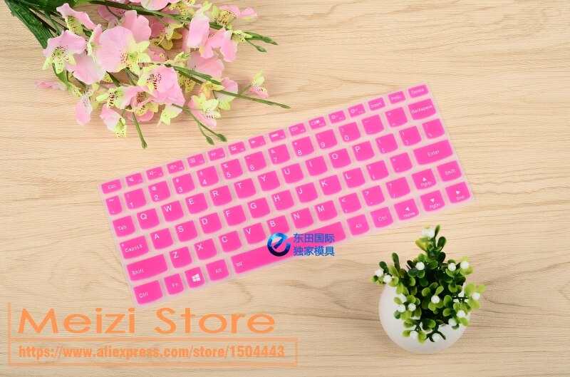Silikone tastatur cover hud til lenovo yoga 330-11 igm 330 11 igm 330(11) 330-1111.6 tommer touch-screen bærbar computer: Rose