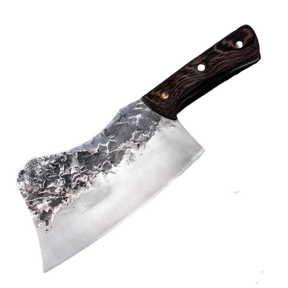 Butcher Knife Stainless Steel Bone Chopping Kitchen Knife Chef Handmade Bone Chop Knife Multifunctional: Knife A