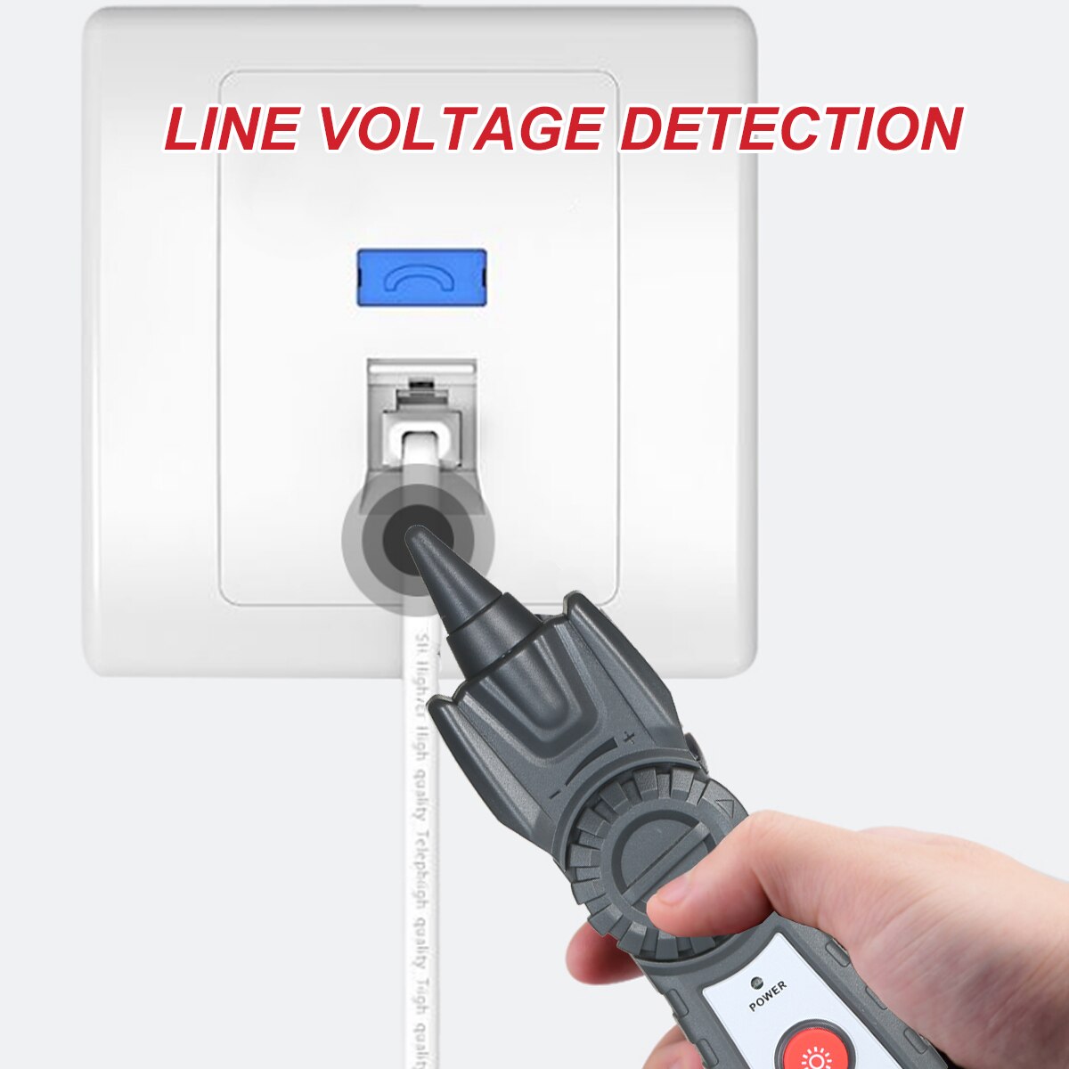 KKmoon Draht Tracker Tragbare RJ11 RJ45 Kabel Tester Telefon &Ampere; Netzwerk Linie Finder mit Kopfhörer für Netzwerk Wartung