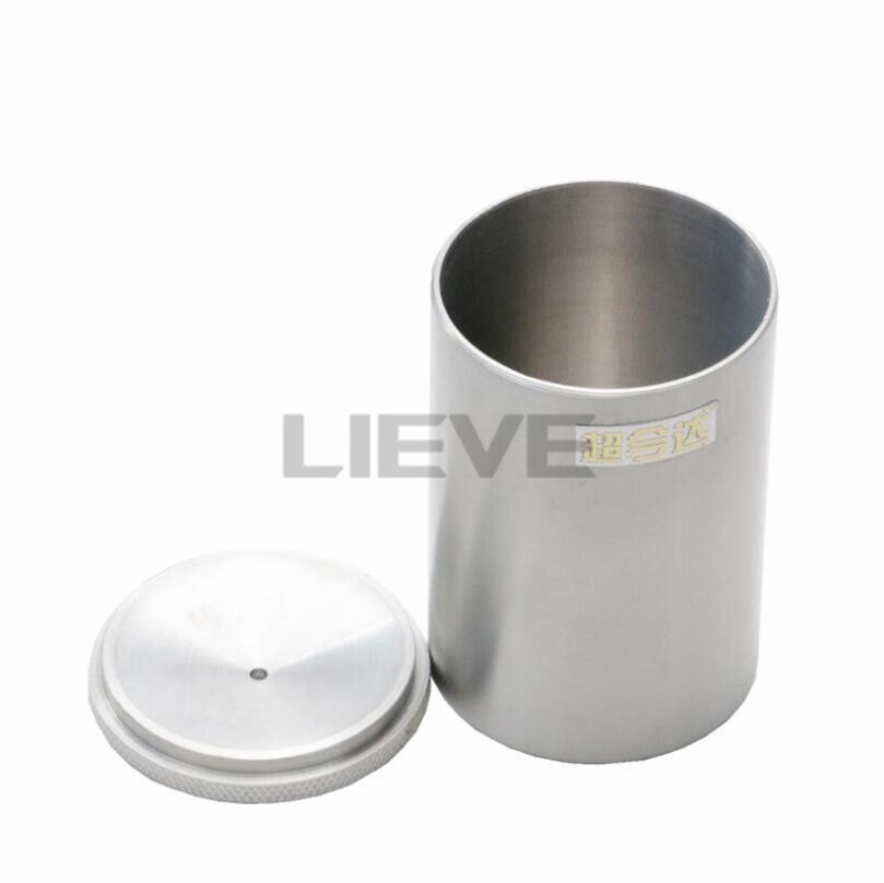 Détermine la densité en acier inoxydable, pycnomètre 37ml 50ml 100ml tasse de gravité spécifique revêtement densité de tasse de gravité spécifique