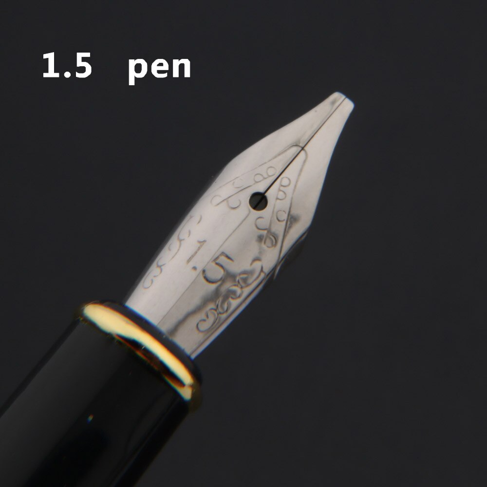 metal parallel Fountain Pen red golden 388 copperplate calligraphy Gothic art body art Flat Stationery Office school supplies: 1.5 pen