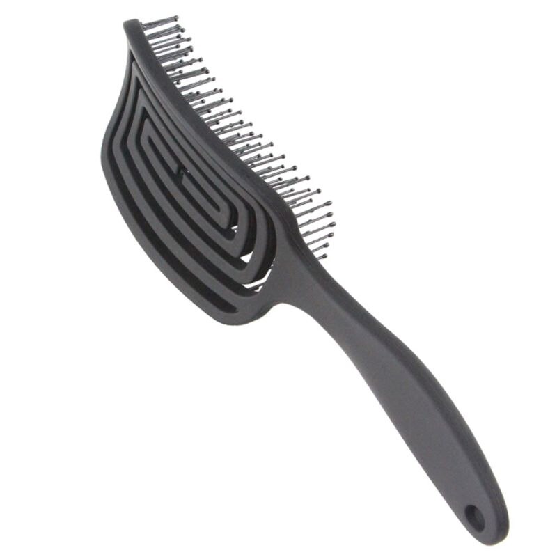 Peine cepillo de pelo con ventilación , masaje antiestático para el cuero cabelludo, peines húmedos, herramientas para el pelo de estilo de peluquería para uso doméstico en salón