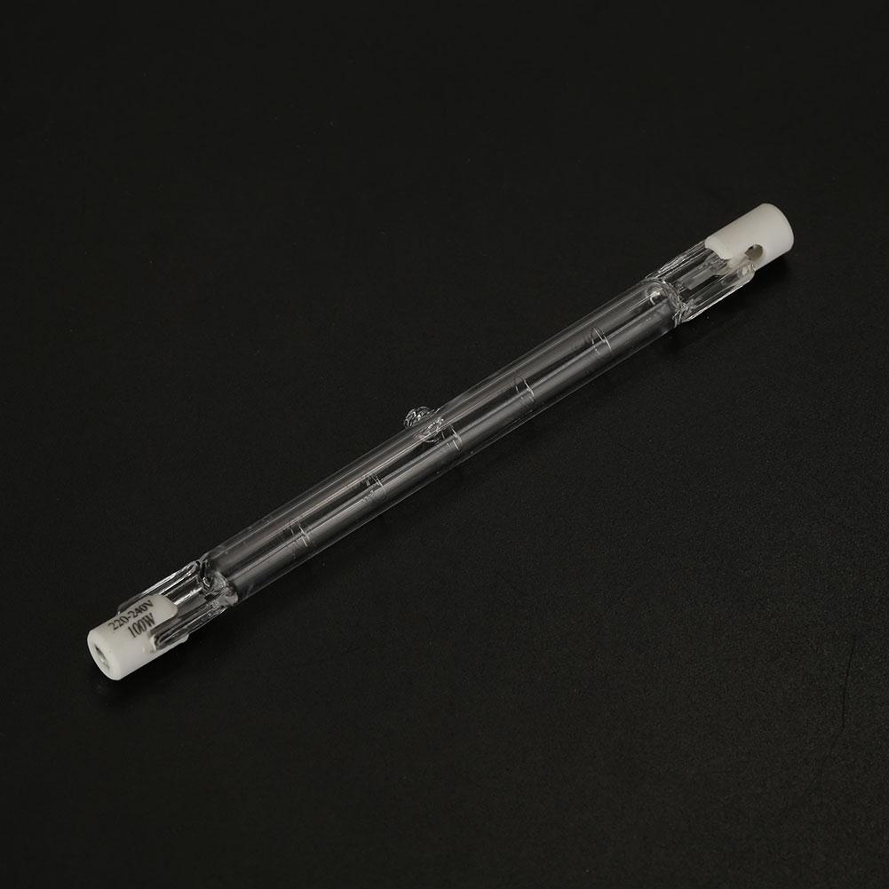 Lámpara segura de tungsteno-yodo, suministro doméstico, 100W, duradera, iluminación de habitación, lámpara halógena brillante para interior y exterior de 220V-240V