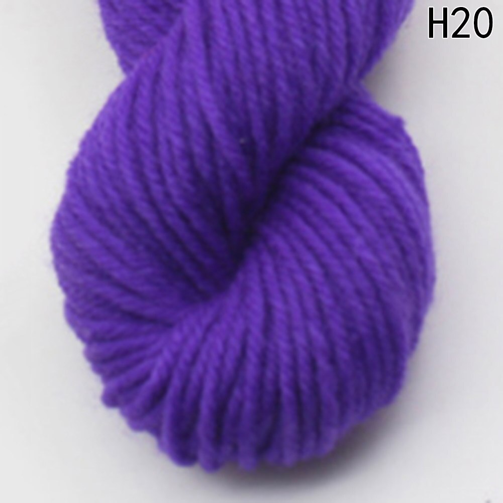 26g mohairgarn hekle billig babyullgarn til strikkegenser 2 mm tynne strikketråder: H20