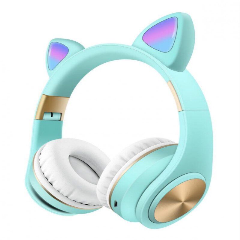 Wireless Bluetooth 5.0 Head-mounted Sport Wireless Headset With Microphone LED Light For Kids Girls Earphones Accessories: 03