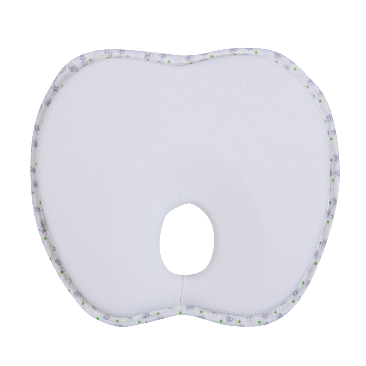 Oreiller Anti-roulis pour -né | Tout oreiller Anti-roulis pour bébés, tête cou plat, prévenir le soutien infantile, 1 pièce, oreiller de façonnage du bébé,: WHITE