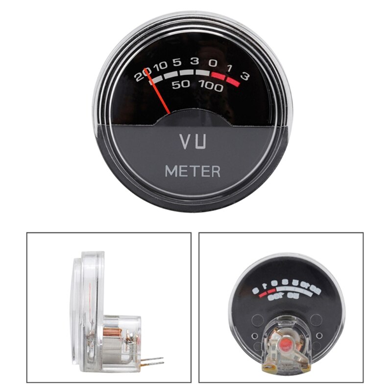 2022 VU Meter Sound Level Indicator Splitter Switcher High Precision Digital Volume Meter Dial Panel Meter