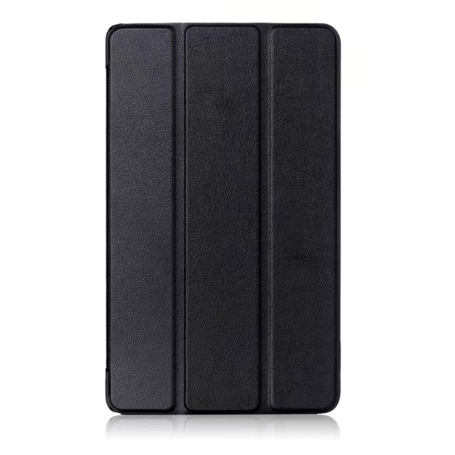 Coque mince en cuir PU avec support rabattable pour Lenovo Tab 4 8 TB-8504F TB-8504N, étui peint pour tablette Lenovo Tab 4 8 Plus TB-8704V 8704V: Black / Tab 4 8 Plus
