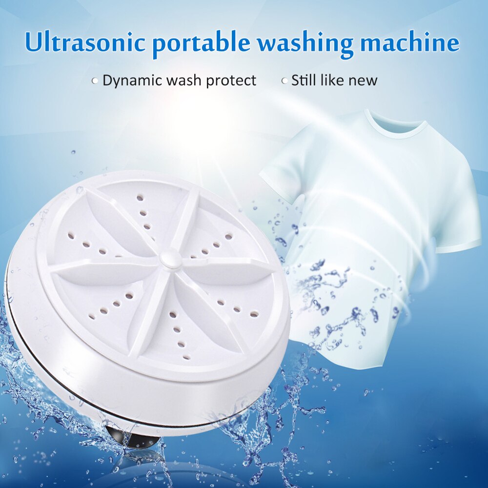Mini Ultrasonic Washing Machine Portable Washer And Dryer Machine Laundry USB Cleaner For Home Travel Business Trip Camping