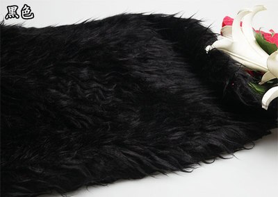 Pluche cospaly prestaties kleding sieraden teller clothr achtergrond doek deken hond haar ambachten pluche faux fur stof: 5