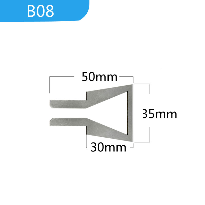 Lame de coupe chaude pour corde en tissu, couteau chauffant électrique, accessoires de coupe, couteau à rainurer en mousse, lame droite pour couper le Nylon