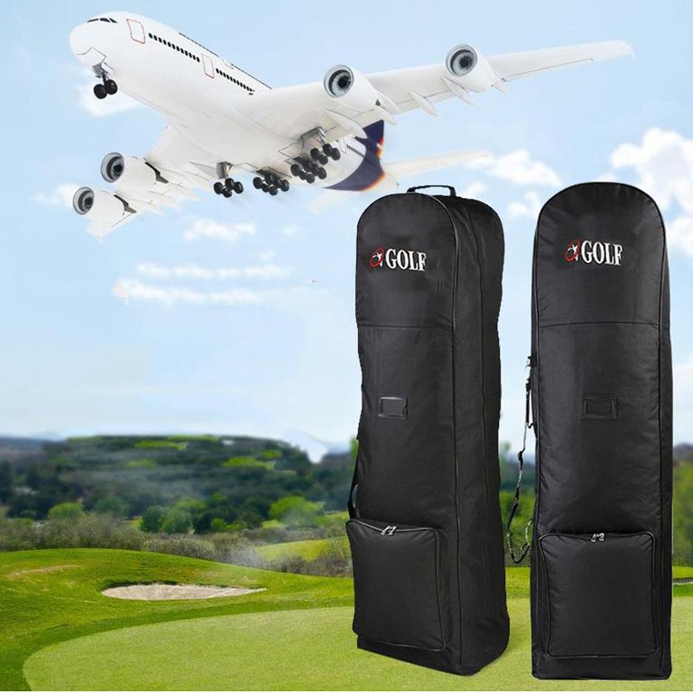 Golf laukku matkailu ilmailu pyörillä suurikapasiteettinen mailan kansi taitettava kevyt nailon lentokone matkustava pallo laukut