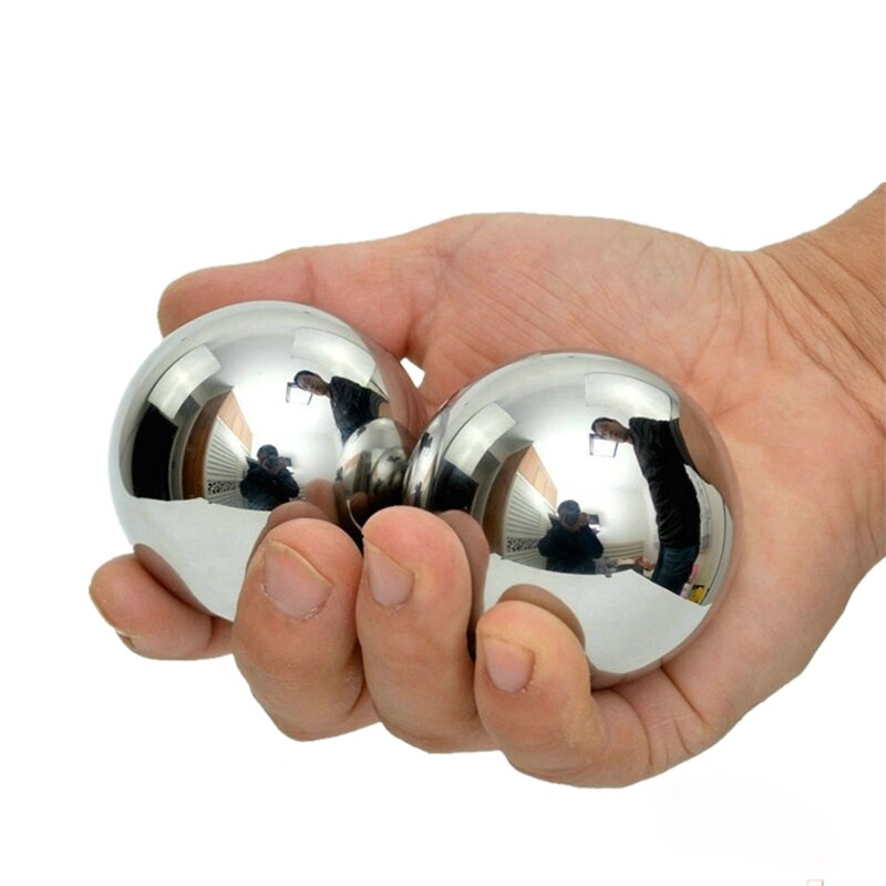 Solid 50MM or 60MM bearing Solid steel ball wear-resistant anti impact hand ball exercise fitness Iron ball