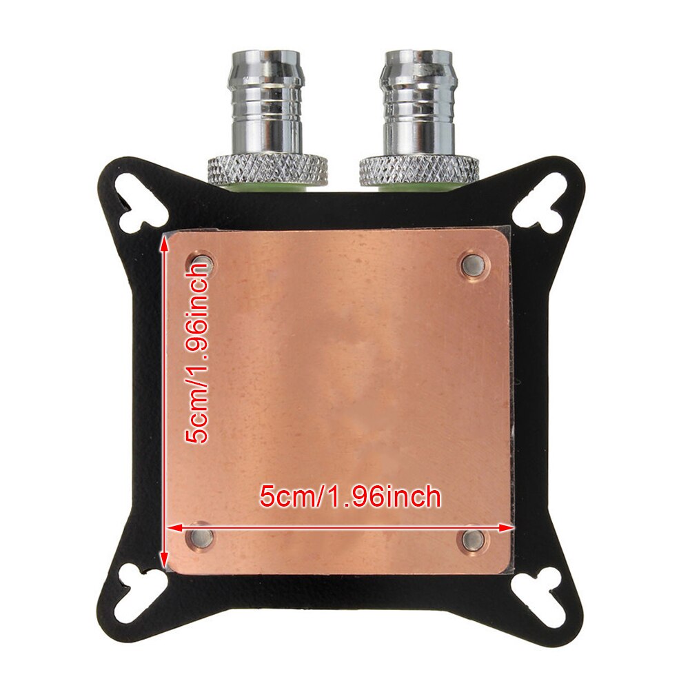 GPU Water Block Cooling Double Channel of Copper Column Video Graphics Card Water Cooler Radiator 0.4mm For AMD W40