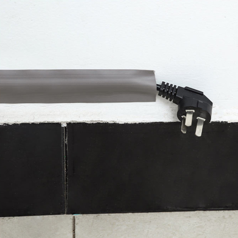 Zelfklevende PVC-kabelbeschermer - vloer- en muurkabelbeheeroplossing, geschikt voor thuis- en kantoorgebruik