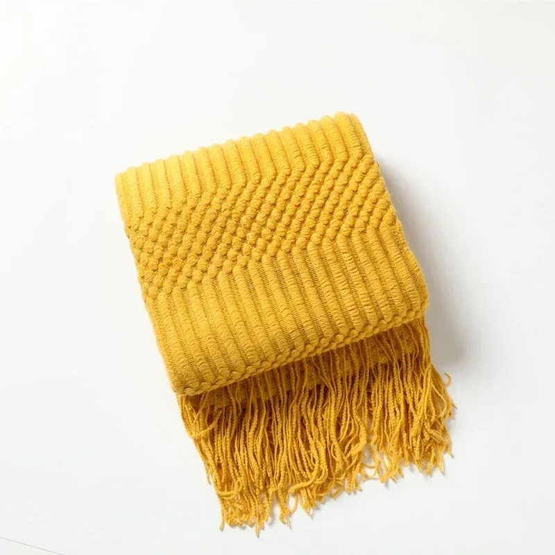 Weiße Boho-Überwurfdecken, strukturierte große Strickdecken, klobige Jahrgang-Luxus-Überwurf-Tagesdecke, Deckenbezug, Manta Para Sofá: 100x140cm / verrotten